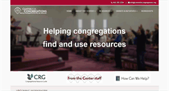 Desktop Screenshot of centerforcongregations.org